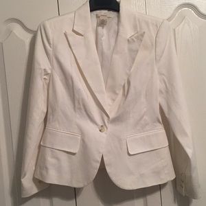 White jacket blazer small